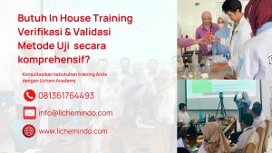 in house training Verifikasi & Validasi Metode Uji