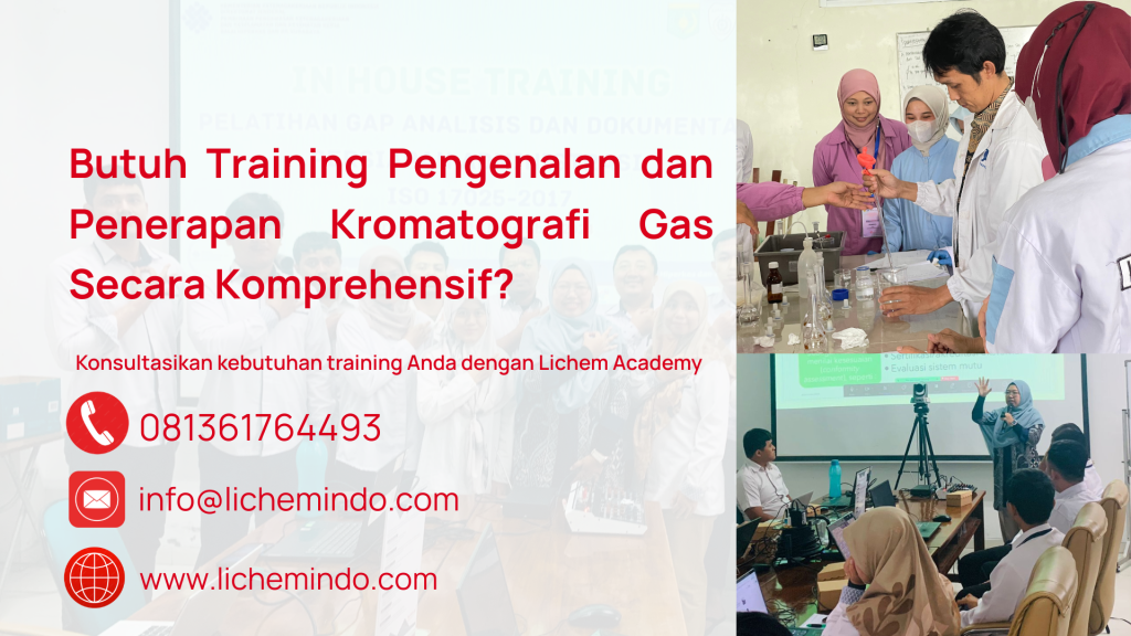 Pelatihan kromatografi gas di laboratorium